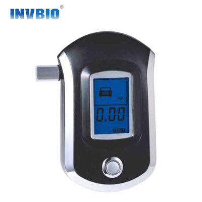 At6000 Lâmpadas de fundo LCD Tester de álcool de respiração digital para segurança de condução profissional