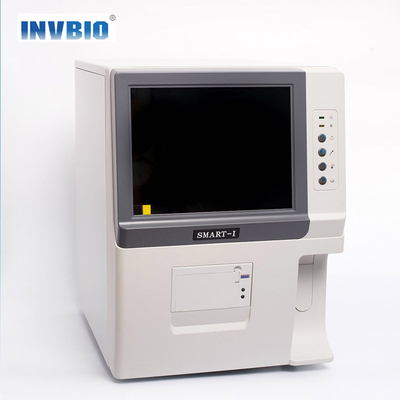 Analisador inteiramente auto da hematologia da exposição WBC de TFT LCD três porções