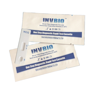 IVD médico Hcg um cartão do teste de gravidez da etapa