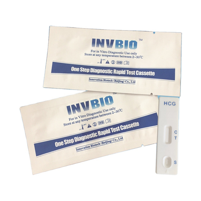 IVD médico Hcg um cartão do teste de gravidez da etapa