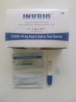 Um pirulito da saliva do antígeno do AG de Covid 19 da etapa
