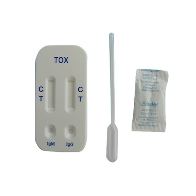 Teste Kit Colloidal Gold Chromatography da casa do Toxoplasmosis de IgG IgM TOXO