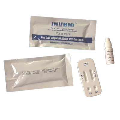 Teste Kit Colloidal Gold Chromatography da casa do Toxoplasmosis de IgG IgM TOXO