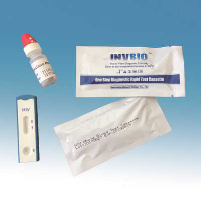 Cartão rápido dos jogos do teste da doença infecciosa de sangue inteiro do Hiv do antígeno