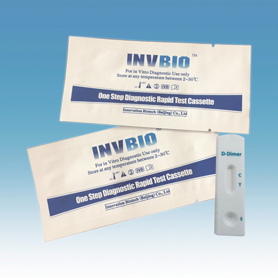 Do dispositivo rápido do teste do D-dímero do plasma do soro de sangue inteiro detecção qualitativa