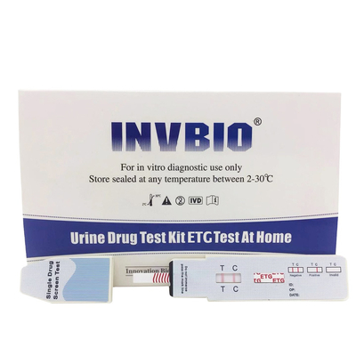 Teste de álcool Kit Dipcard da urina de Dipcard 3.00mm Ethylglucuronide ETG