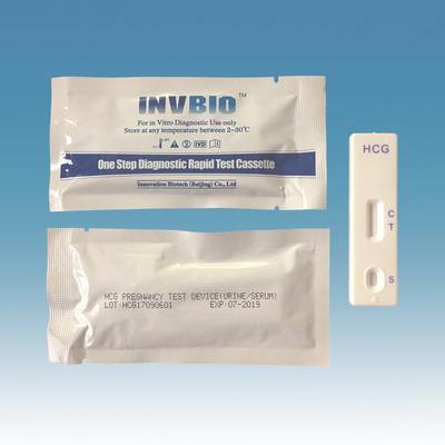 ISO 13485 do CE do cartão do teste de Hcg da gravidez dos jogos do teste da fertilidade 25mlU/Ml
