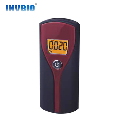 Verificador portátil exato do álcool da polícia do bafômetro do LCD do luminoso azul