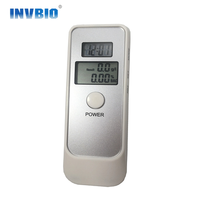 Verificador portátil exato do álcool da polícia do bafômetro do LCD do luminoso azul