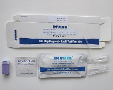 Teste Kit One Step Self Testing INVBIO do anticorpo de SARS-CoV-2 Coronavirus IgG IgM