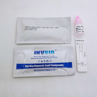 Home Kit de teste de anticorpos Igg Igm aprovado pela CE SARS-CoV-2 Serum Plasma 25pcs/ caixa