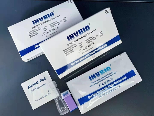 O CE de FDA aprovou o jogo rápido da casa do anticorpo de IgG IgM do cartão do teste de Covid 19