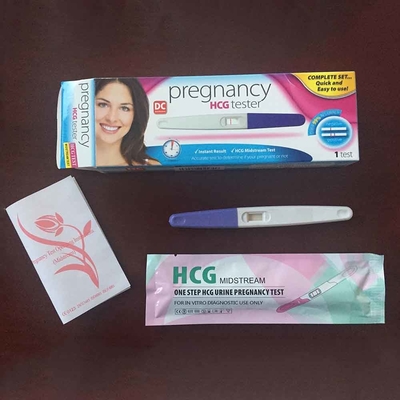 Midstream fêmea de Kit Hcg Pregnancy Rapid Test da casa do teste da fertilidade do auto
