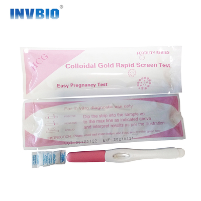 Midstream fêmea de Kit Hcg Pregnancy Rapid Test da casa do teste da fertilidade do auto