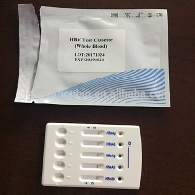 Jogos rápidos do teste da doença infecciosa de HBV para painel de teste 5 da hepatite B o multi