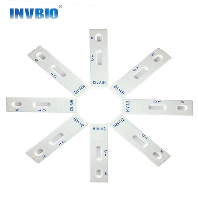 Linha médica teste rápido Kit Accuracy do sangue inteiro do IVD tri do VIH 99%
