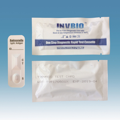 Sangue inteiro do teste rápido tifoide do cartão do AG/soro IVD médico