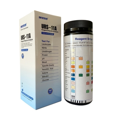 Tiras de teste da urinálise do parâmetro de INVBIO 10 in vitro